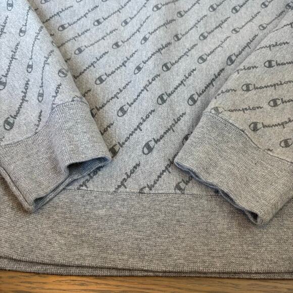 Champion Reverse Weave Diagonal Logo Crewneck Sweatshirt Women’s Size XL - Picture 4 of 7